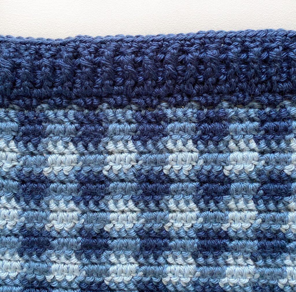 crochet blanket border
