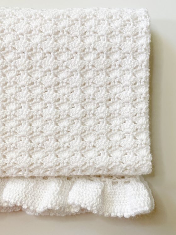 CJ's Shell Stitch Blanket - Daisy Farm Crafts