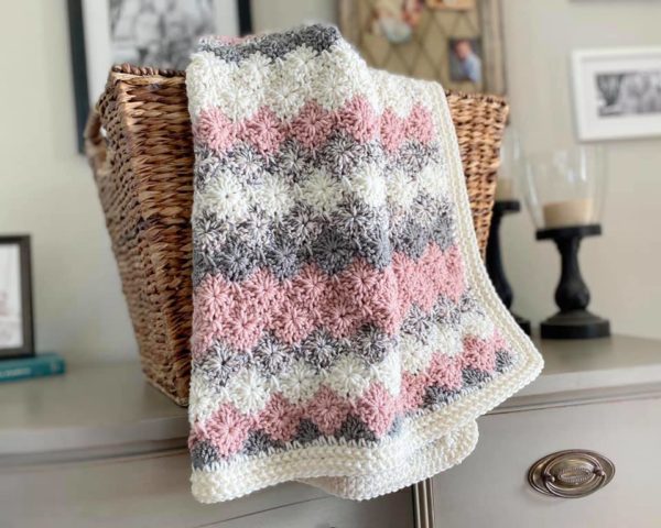 crochet harlequin blanket