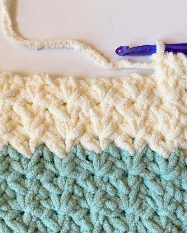 Crochet Bernat Blanket Sparkle Throw - Daisy Farm Crafts