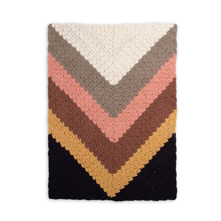 Image for Bernat Giant Chevron Crochet Blanket from Yarnspirations