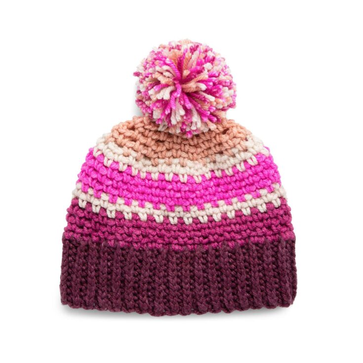 Image for Caron Dippty Doo Crochet Hat from Yarnspirations