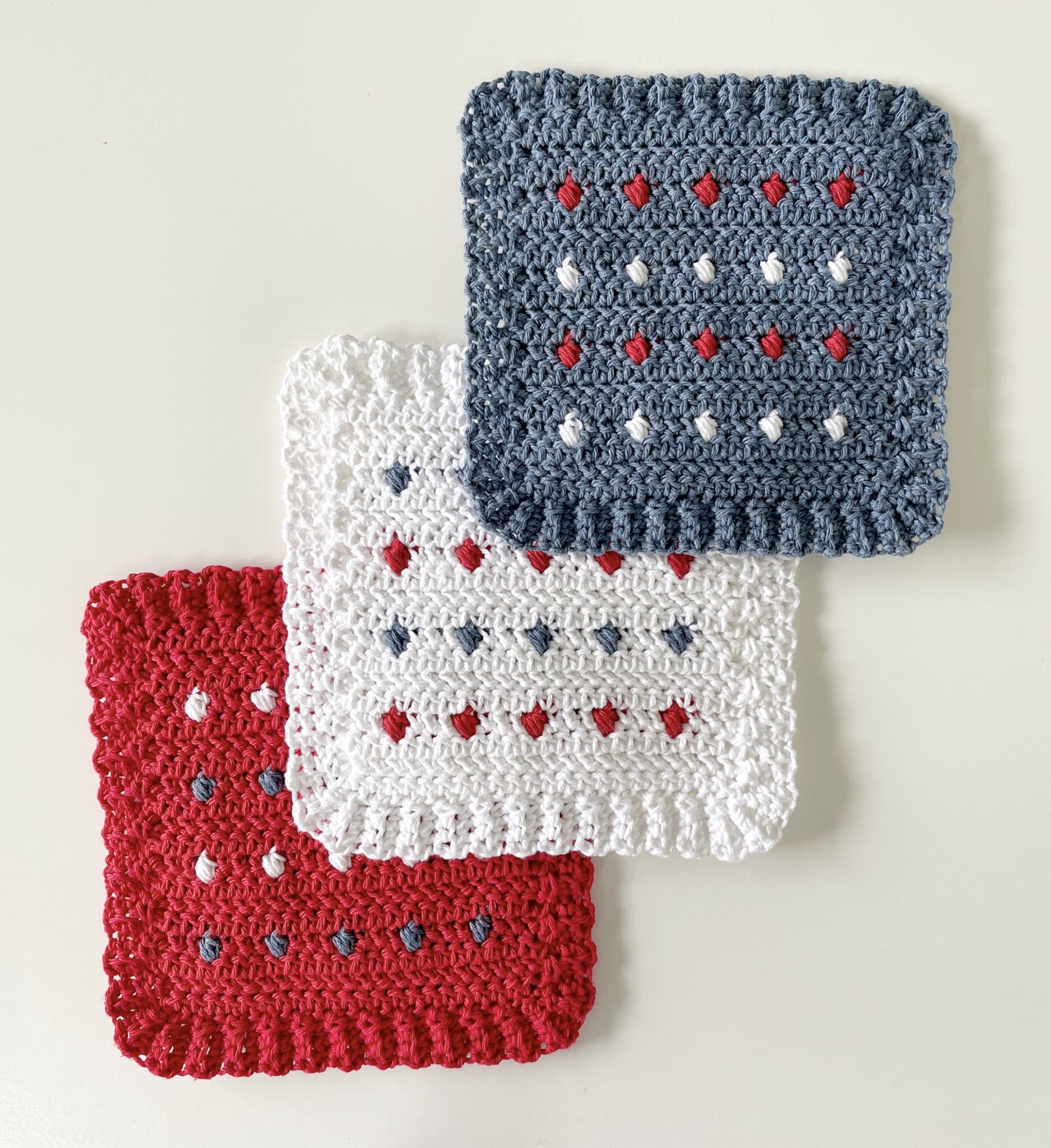 Crochet Summer Celebration Hot Pads Daisy Farm Crafts