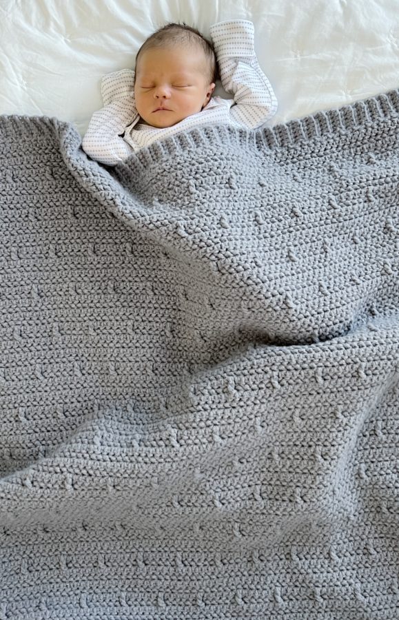Crochet Raindrops Baby Blanket - Daisy Farm Crafts
