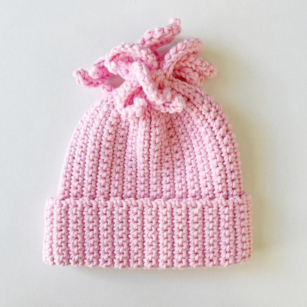 Easy Crochet Cotton Pom Pom Beanies - Daisy Farm Crafts