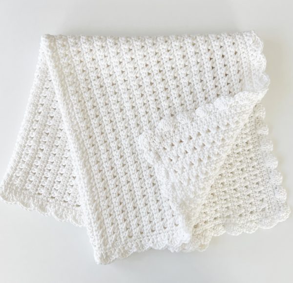 Baby Kate's Crochet Blessing Blanket - Daisy Farm Crafts