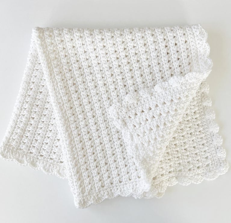 Baby Kate's Crochet Blessing Blanket - Daisy Farm Crafts