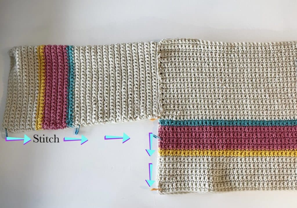 crochet panel