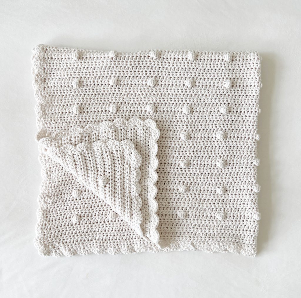 Crochet Simple Sandstone Baby Blanket - Daisy Farm Crafts