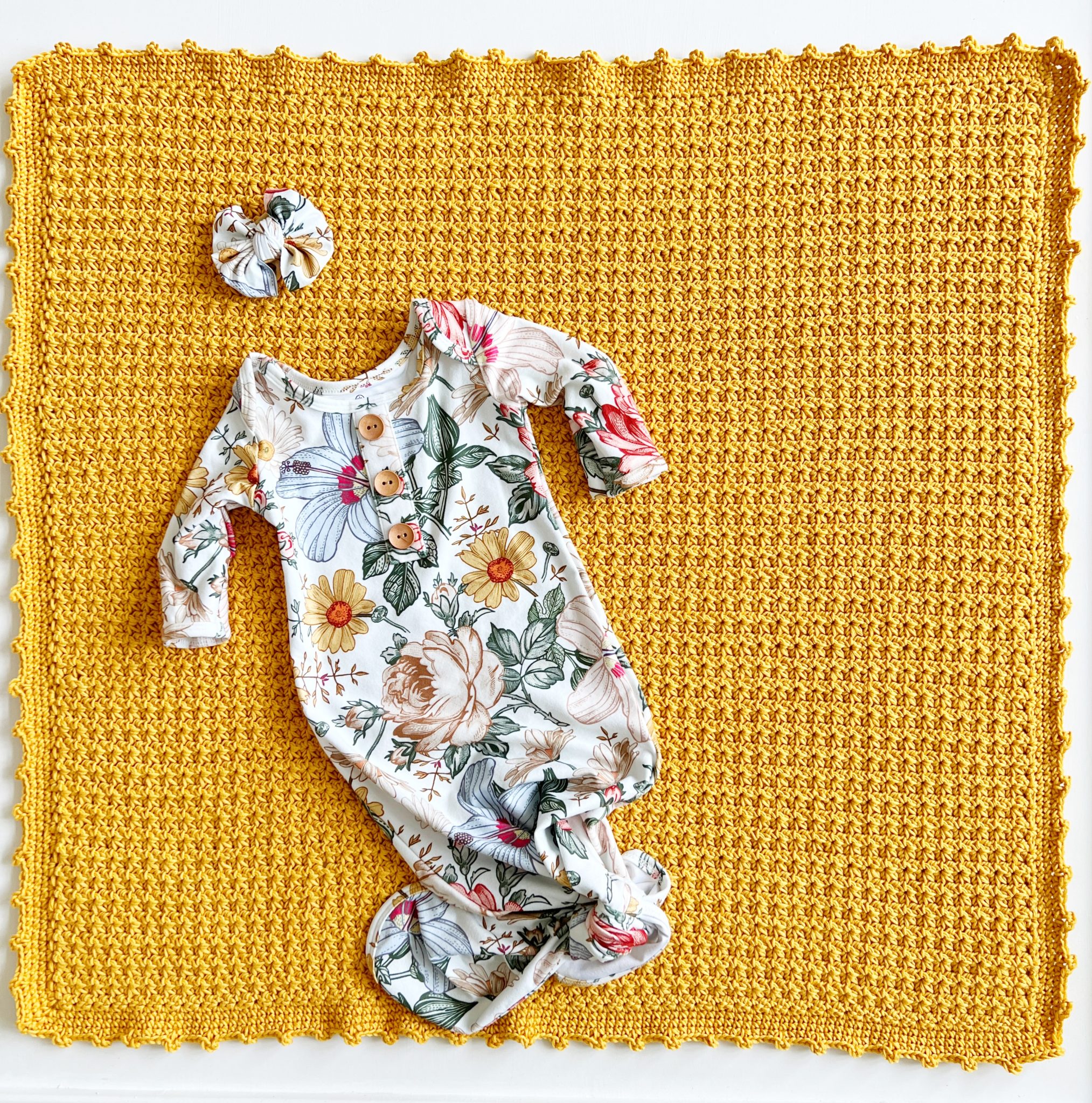 Crochet Wildflower Blanket Daisy Farm Crafts