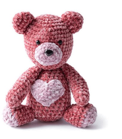 Image for Bernat Velvet Valentine Crochet Bear