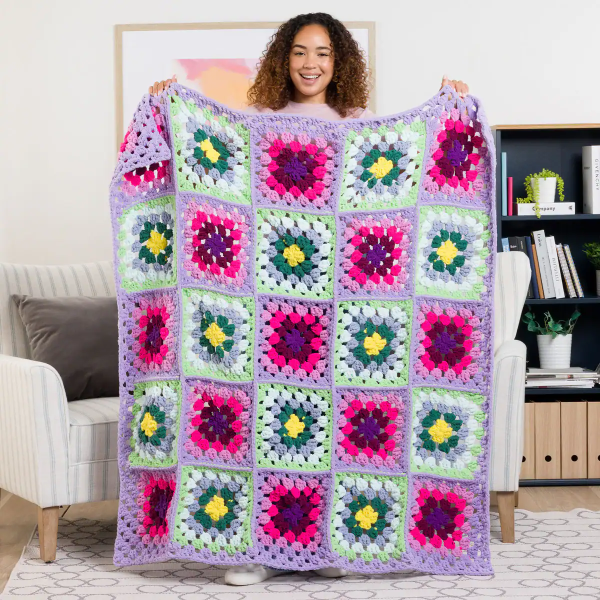 Image for Fair and Square Crochet Blanket