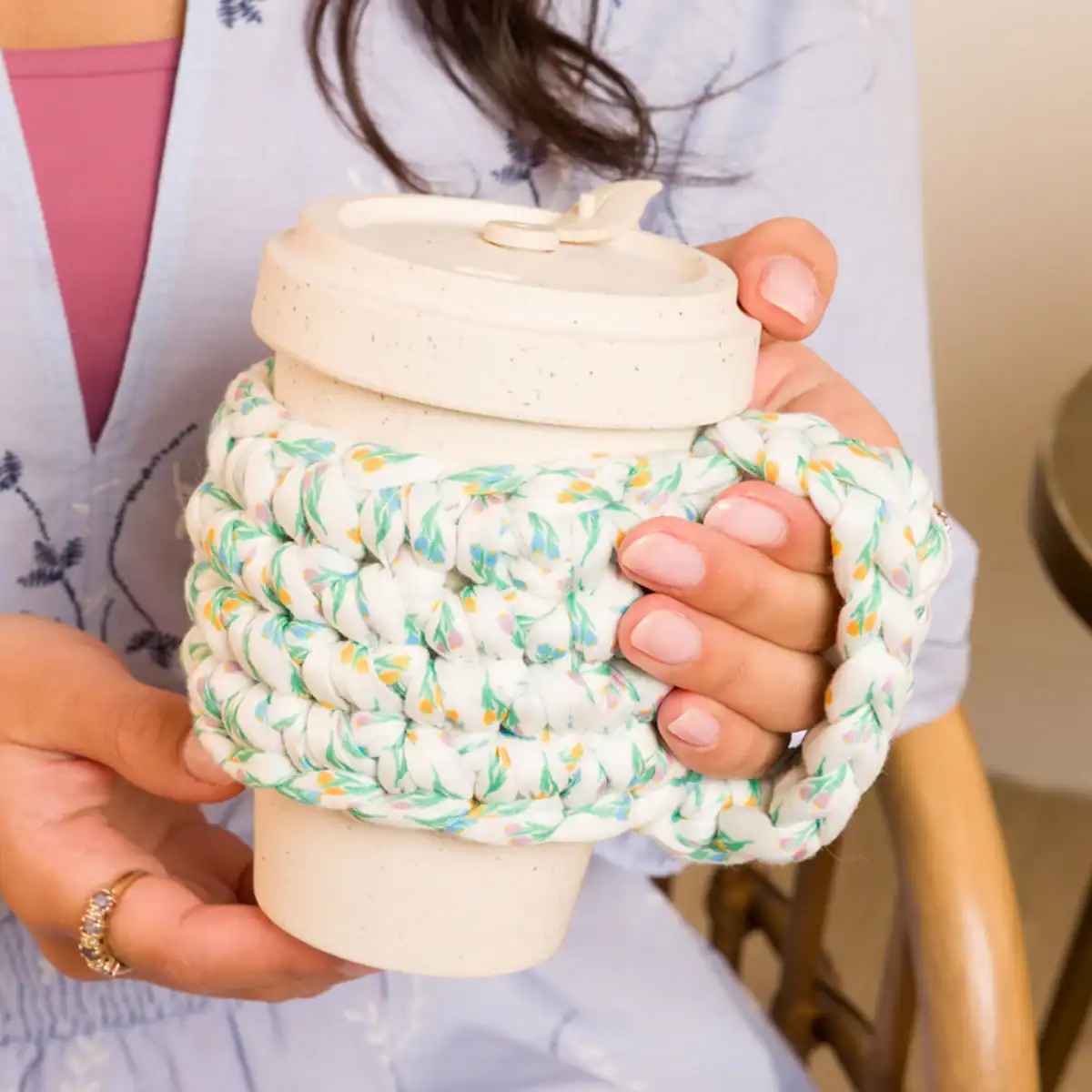 Image for Crochet Cup Cozy Posy