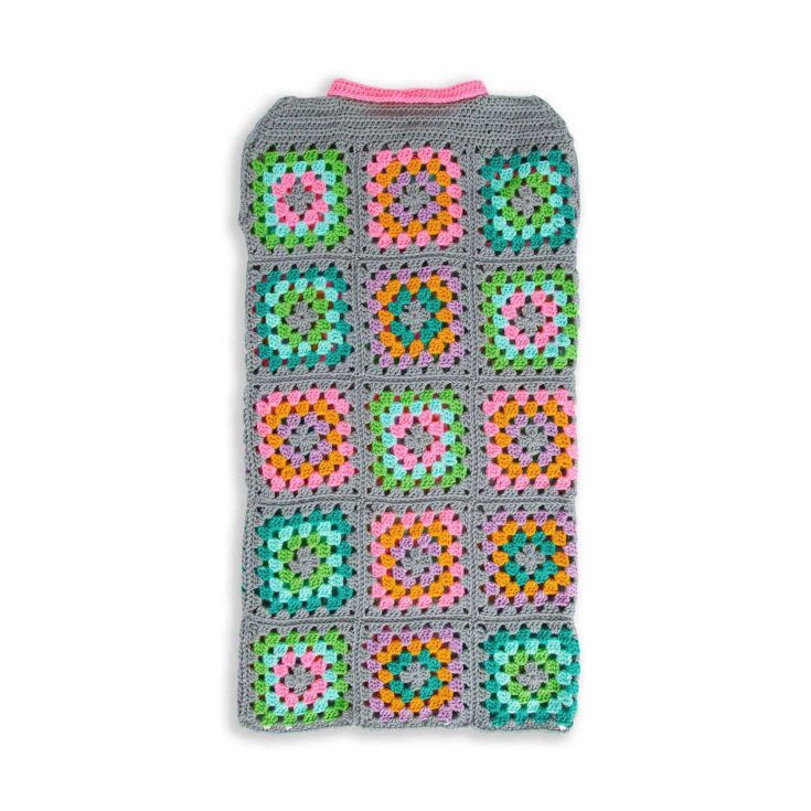 Image for Red Heart Crochet Granny Square Dress,