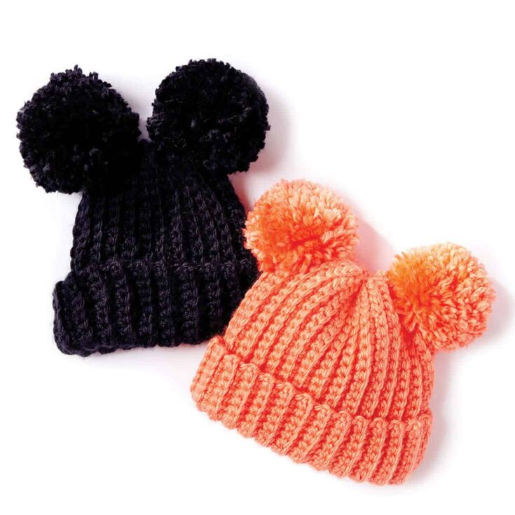 Image for Bernat Adorable Pompom Crochet Hat