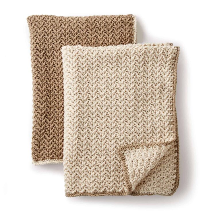 Image for Caron Crochet Texture Lap Blanket