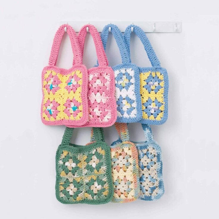 Image for Bernat Granny Square Bag | Yarnspirations