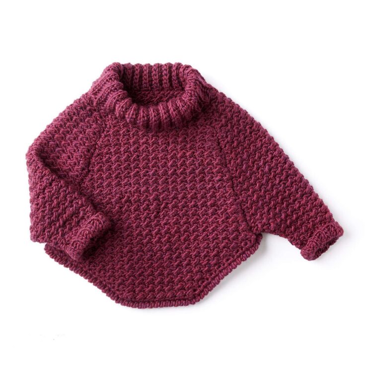 Image for Bernat Kids Curvy Crochet Cowl Pullover
