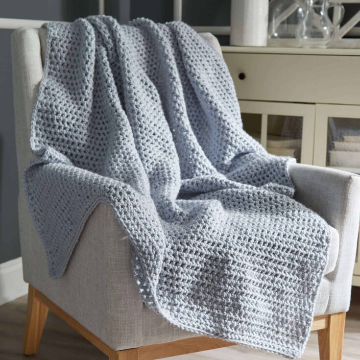 Image for Red Heart Beginner Crochet Throw