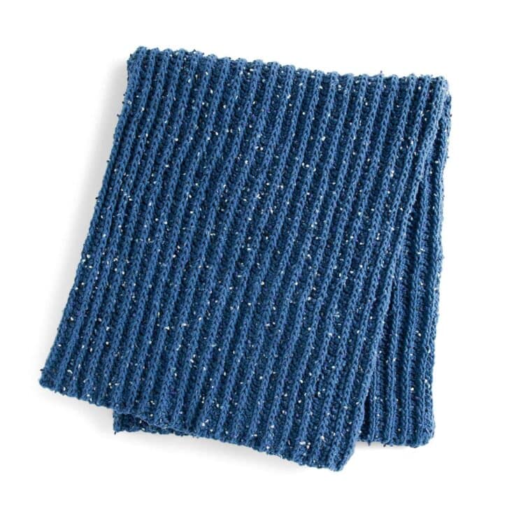 Image for Bernat Basic Ribbing Crochet Blanket from Yarnspirations