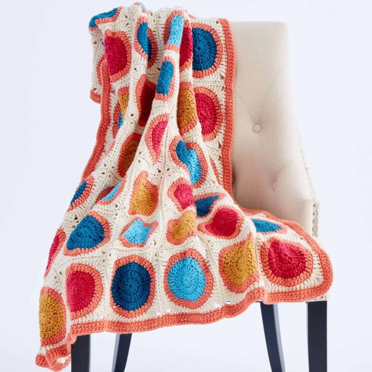 Image for Caron Circle Takes The Square Crochet Blanket
