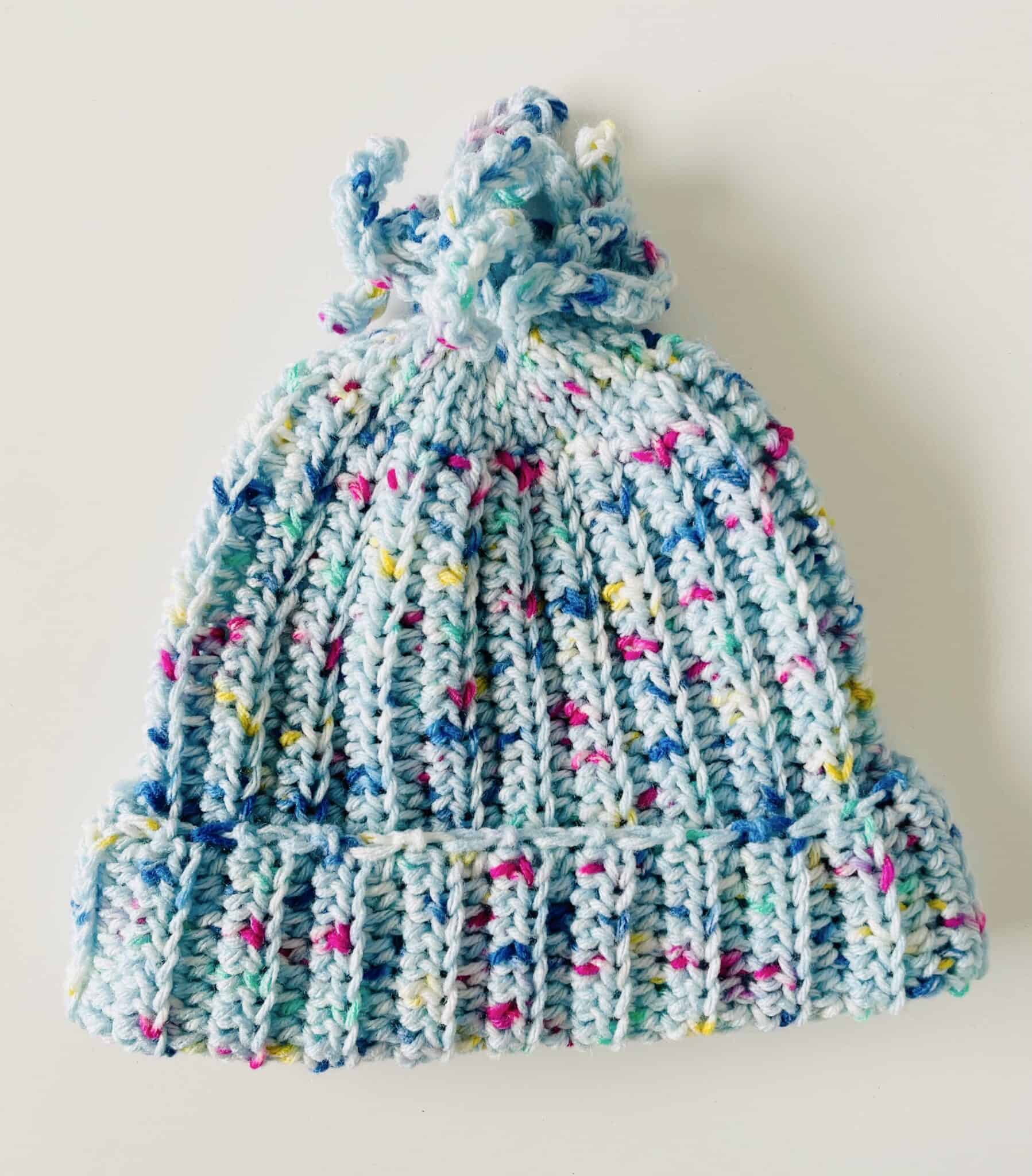 Crochet Super Saver Jumbo Speckle Fun Fringe Beanies - Daisy Farm Crafts