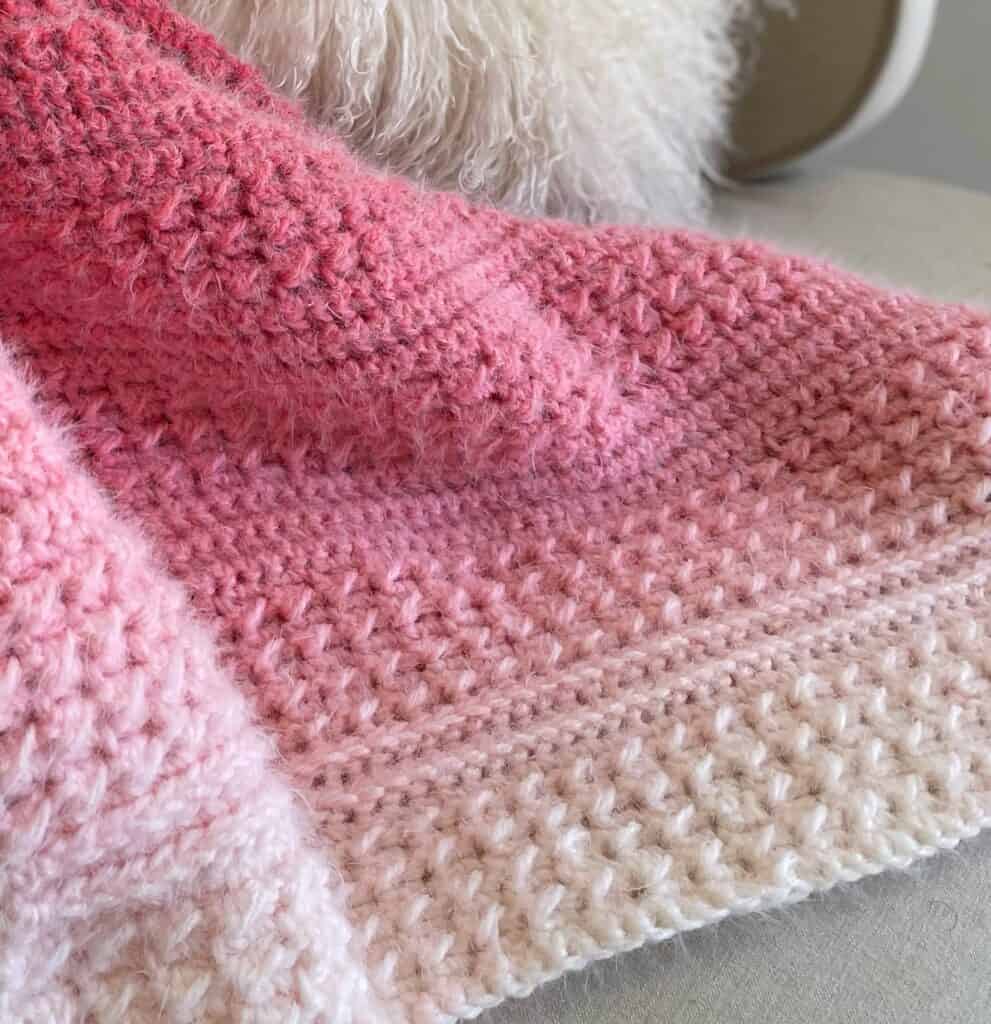 Ombre Classic Crochet Blanket Pattern Tutorial 