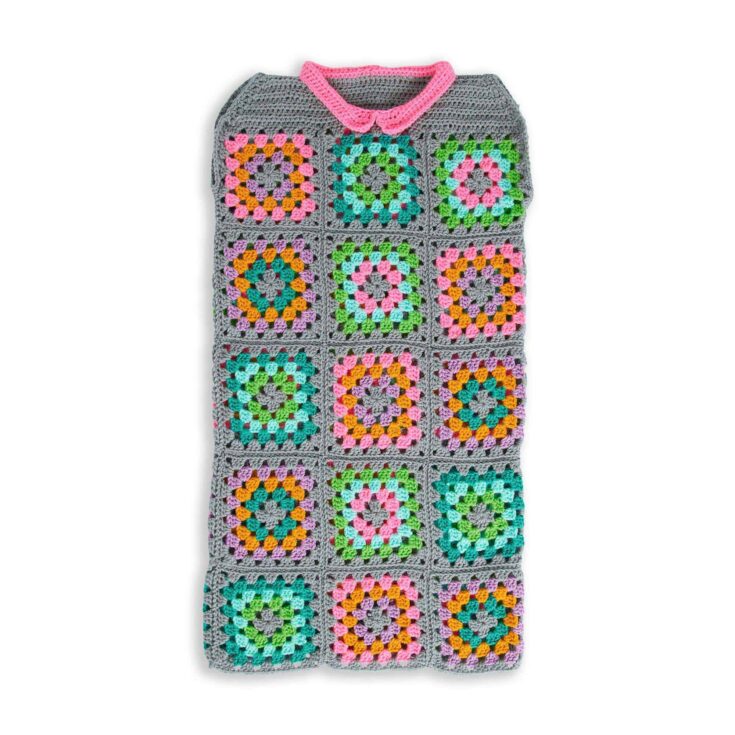 Image for Red Heart Crochet Granny Square Dress