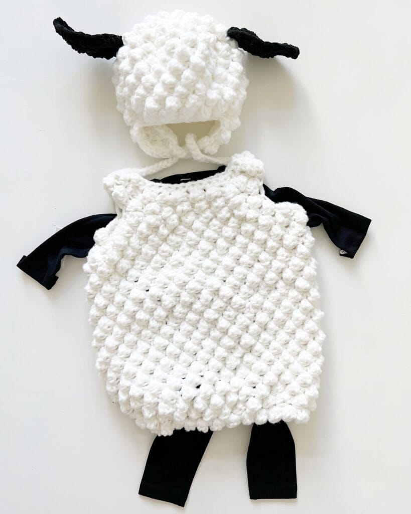 crochet sheep costume