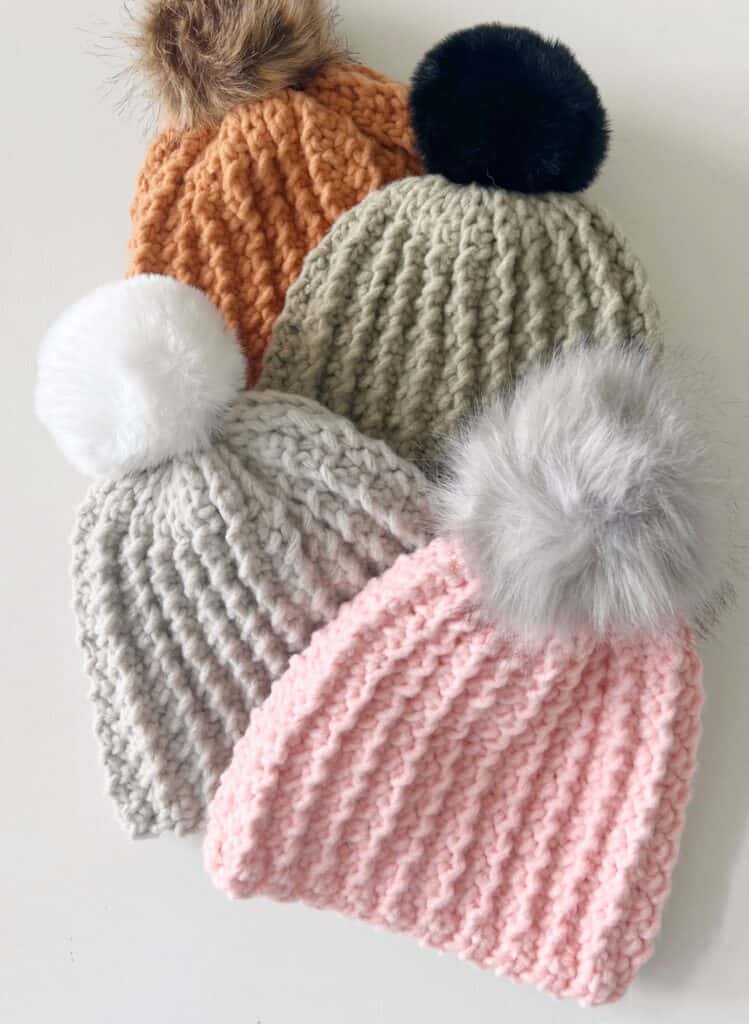 4 crochet hats