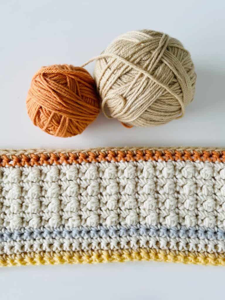 scarf with yarn