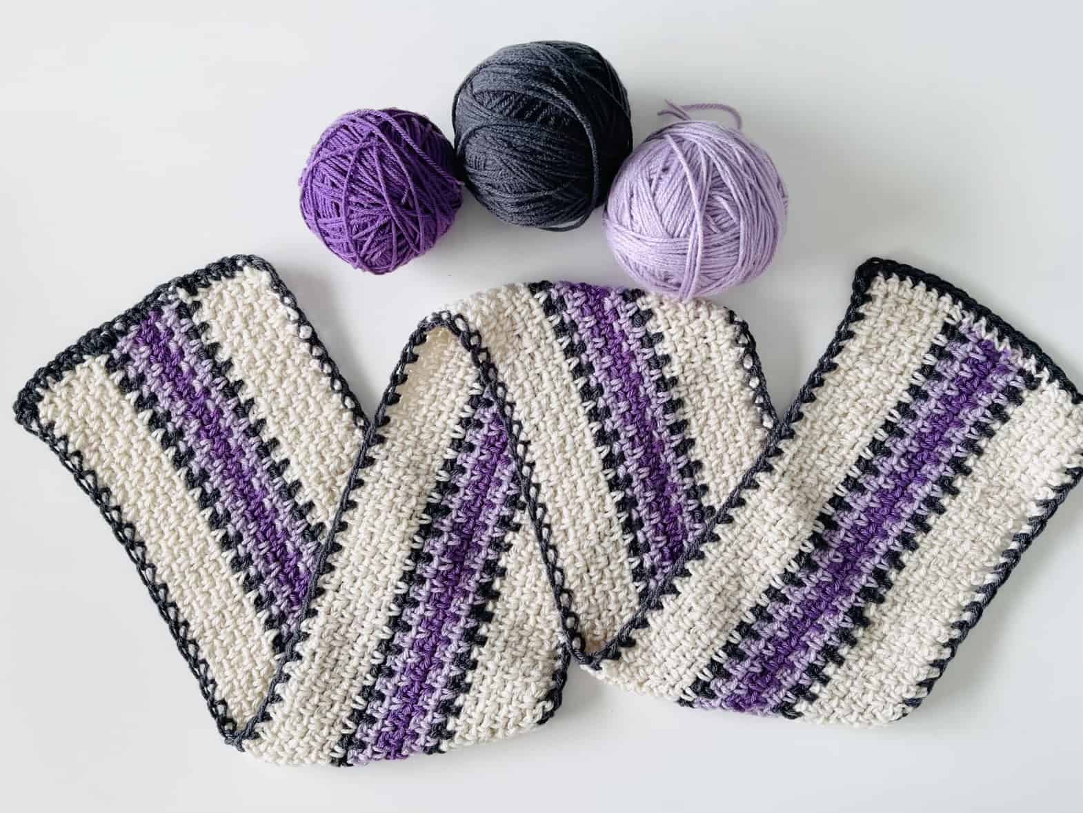 Crochet Pattern Book ~ LEARN A Stitch SCARVES ~ 7 Designs