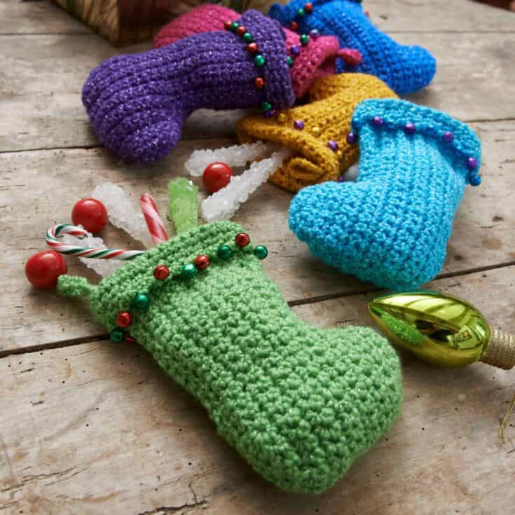 Image for Red Heart Jingle Bell Stockings