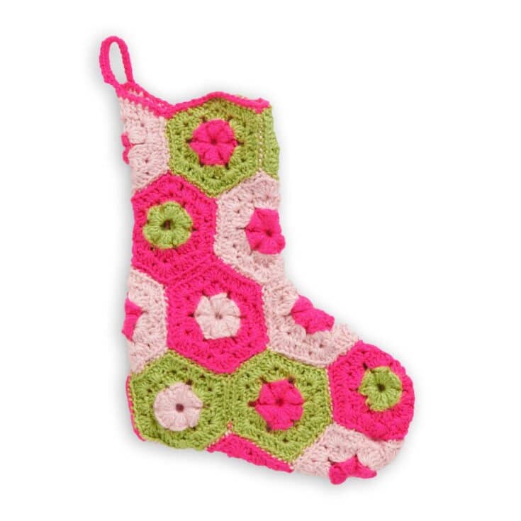 Image for Caron Bold Pops Crochet Stocking Pattern