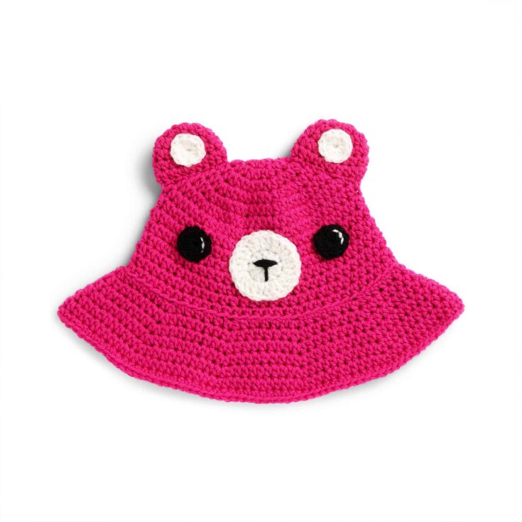 Image for Red Heart Teddy Bear Crochet Bucket Hat Pattern