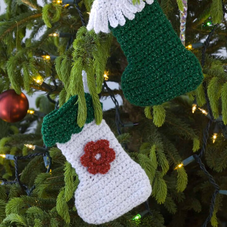 Image for Red Heart Little Stockings Ornaments