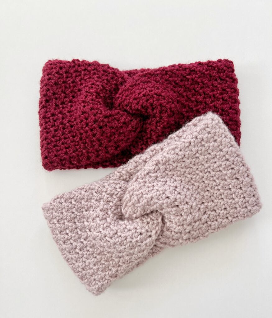 Two crochet headband