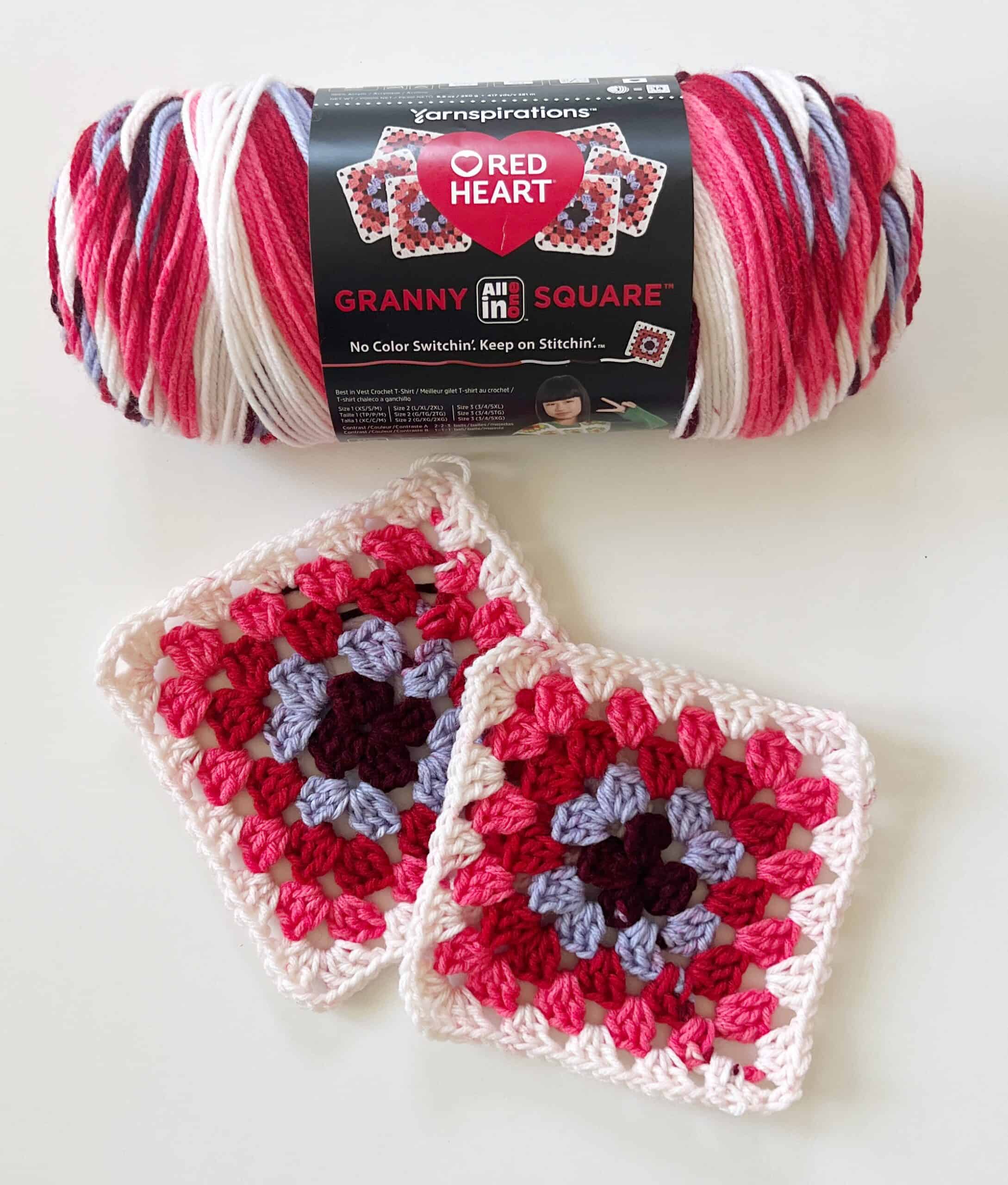 Red Heart Crochet Book J27 0031 Granny Squares Super Saver Yarn 12 Projects  on eBid Canada