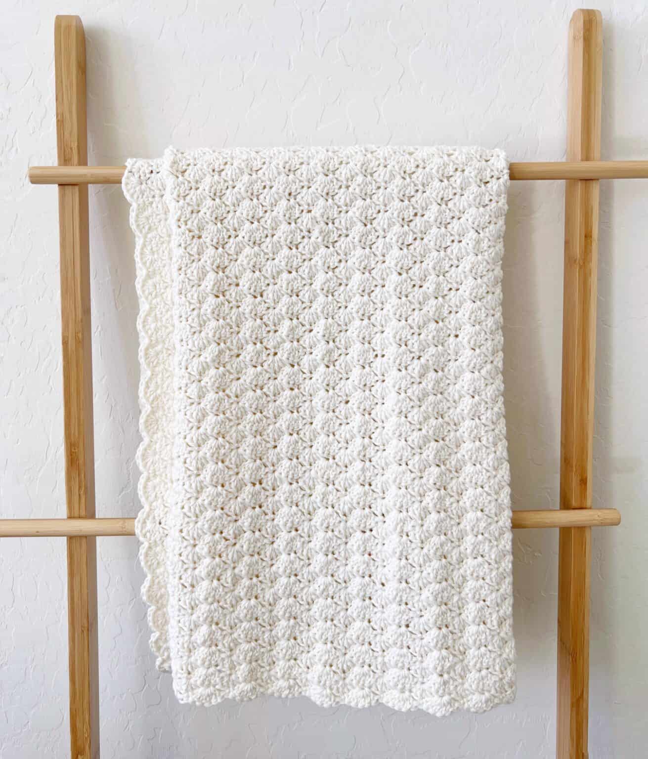 Crochet Classic Shell Stitch Baby Blanket Daisy Farm Crafts