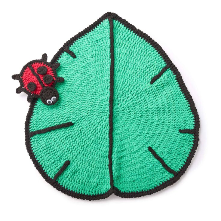 Image for Bernat Lil' Leaf Crochet Play Mat & Ladybug Toy