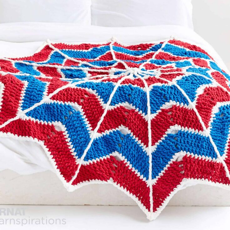 Image for Bernat Spiderweb Crochet Blanket | Yarnspirations