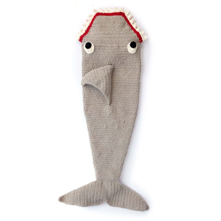 Image for Bernat Fin-tastic Shark Snuggle Sack | Yarnspirations
