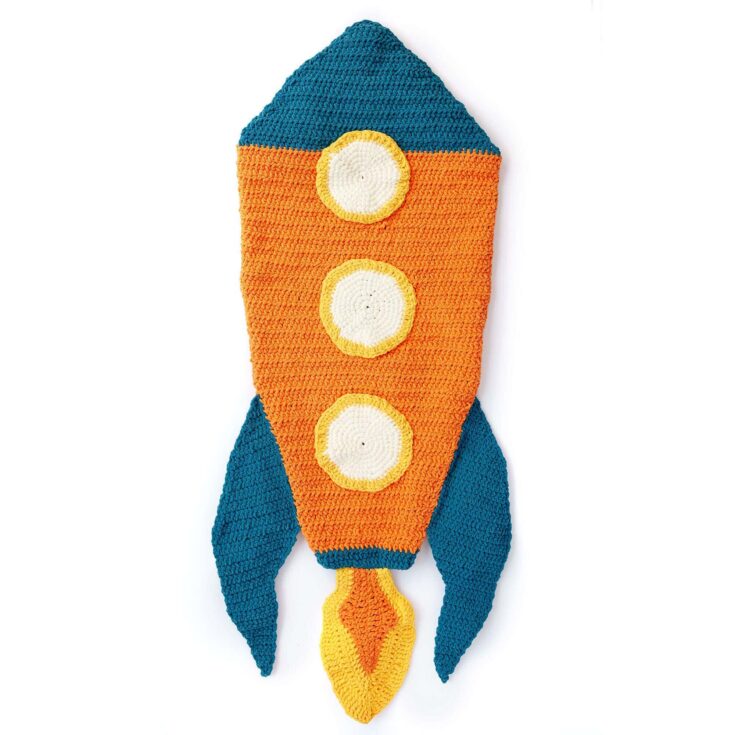 Image for Bernat Blast Off Crochet Snuggle Sack | Yarnspirations