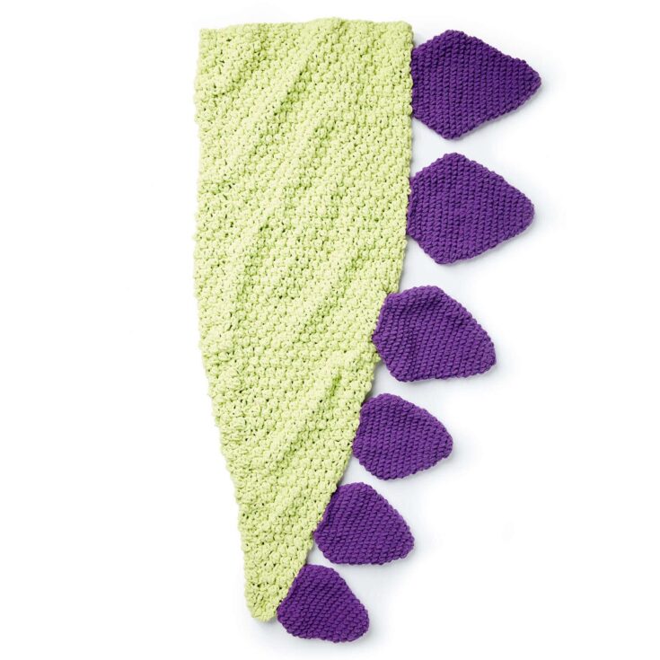 Image for Bernat Dino Tail Crochet Snuggle Sack