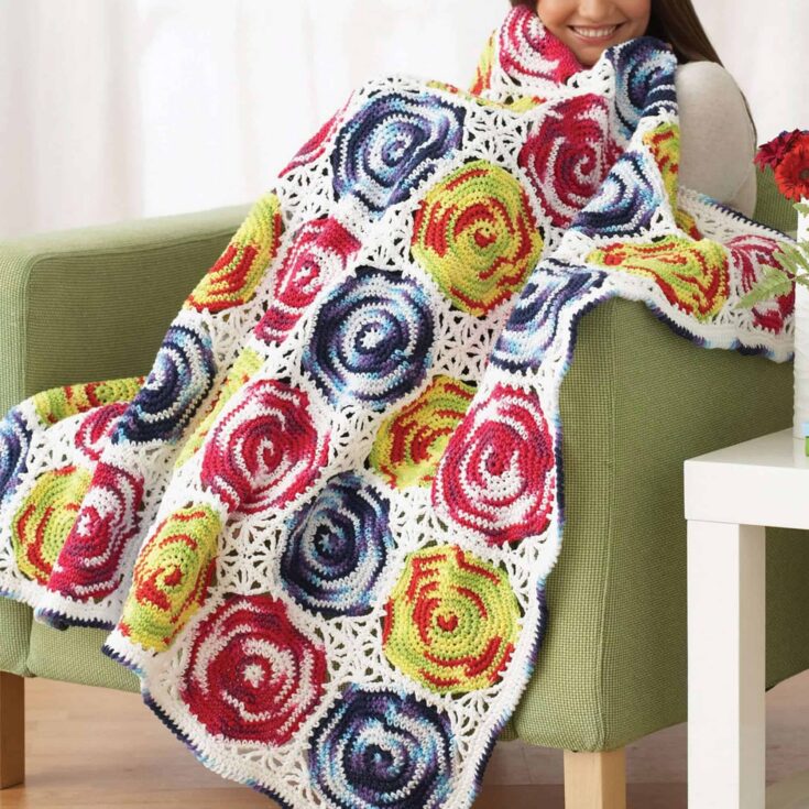 Image for Bernat Circles Throw | Yarnspirations