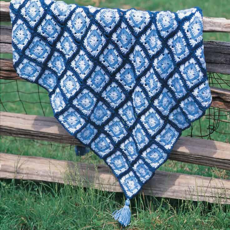 Image for Bernat Granny Square Throw Pattern