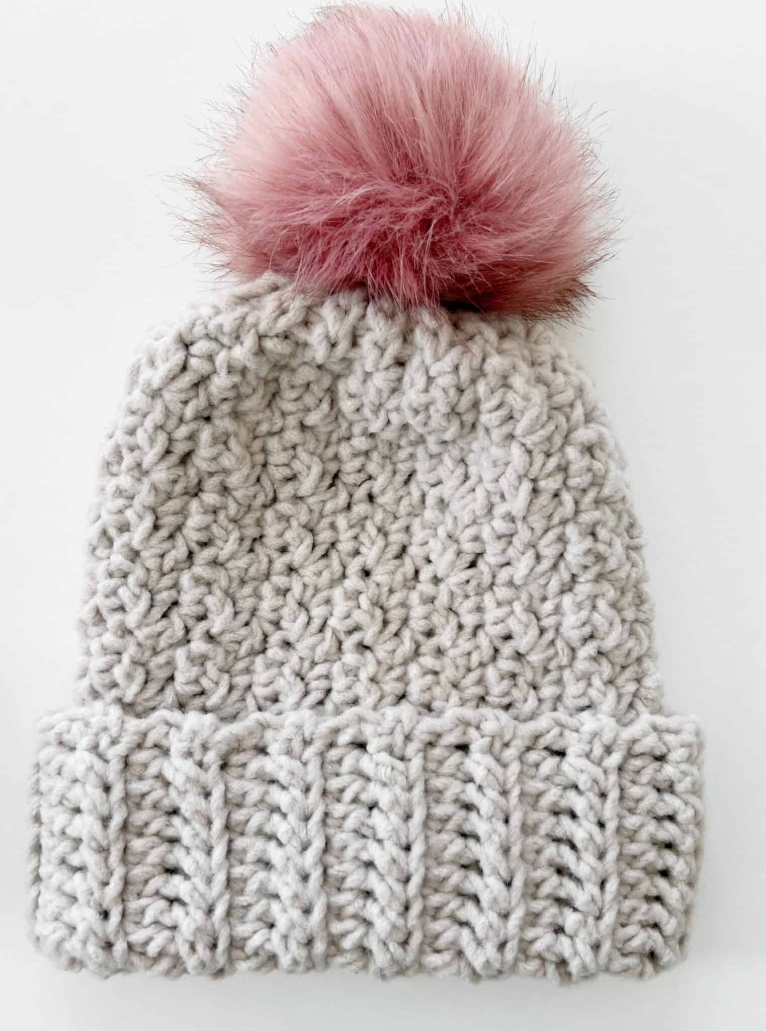 Crochet Chunky Griddle Stitch Hat - Daisy Farm Crafts