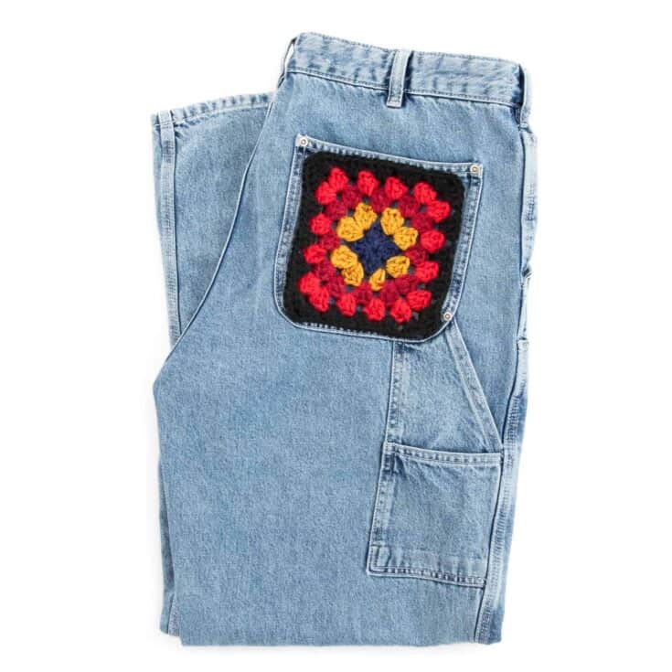 Image for Red Heart Crochet Granny Knee Patch Pattern