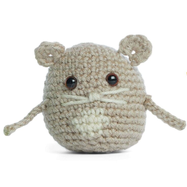 Image for Red Heart Crochet Cartoon Mouse Toy