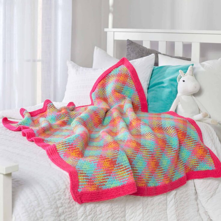 Image for Red Heart Happy Planned Pooling Crochet Blanket